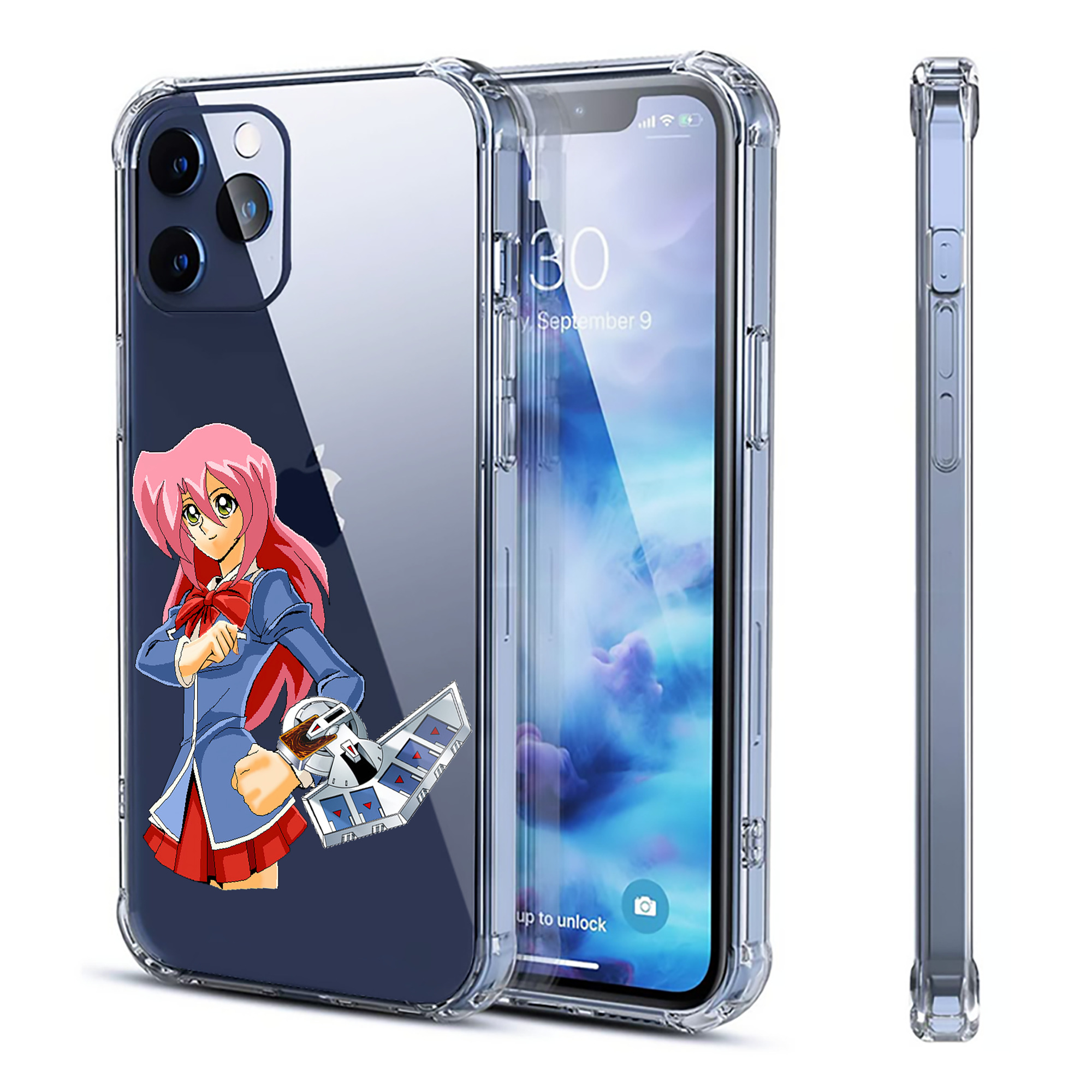 （画像用） 遊☆戯☆王 Yu-Gi-Oh! 【iPhone 12シリーズ対応】透明スマホケース（クリアソフトケース）